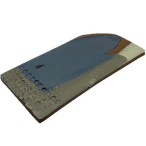 Tabla de Queso o Posa fuentes azul/gris larga