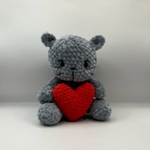Gato Gris Corazón